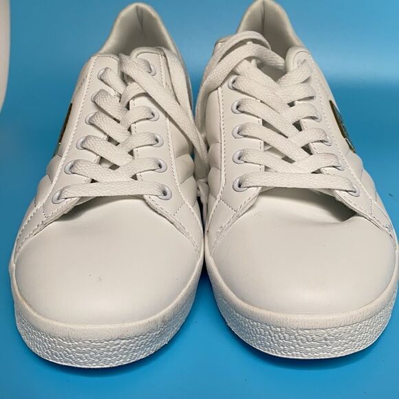New Daisy Fuentes Tali white leather sneakers 8 1/2 - Picture 9 of 9
